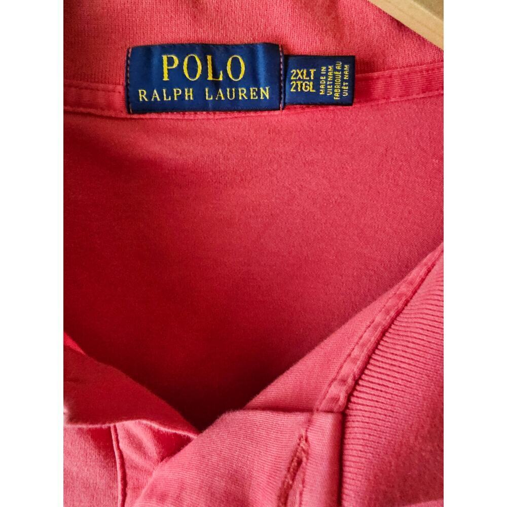 Polo Ralph Lauren Short Sleeve Classic Fit Soft Pima Cotton Polo Shirt 2XLT MT17 - Picture 6 of 9